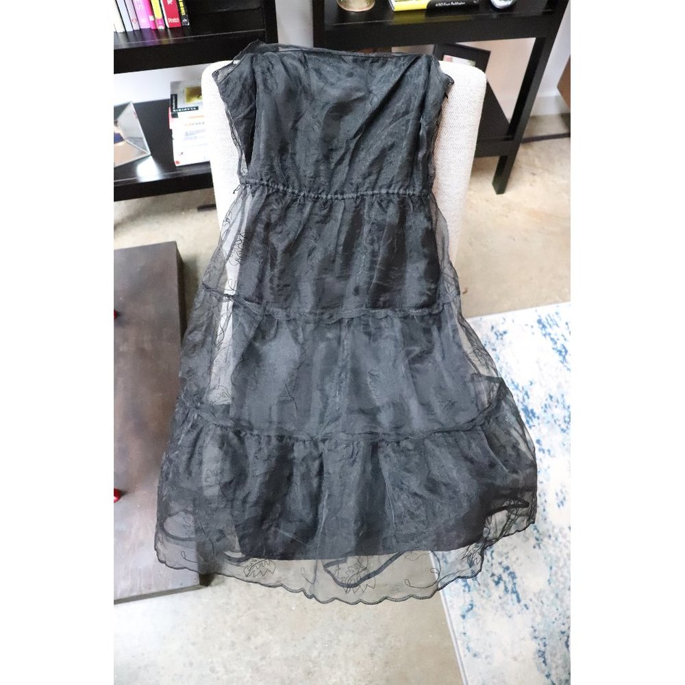 Betsey Johnson Black Lace Prom Dress - Size 10